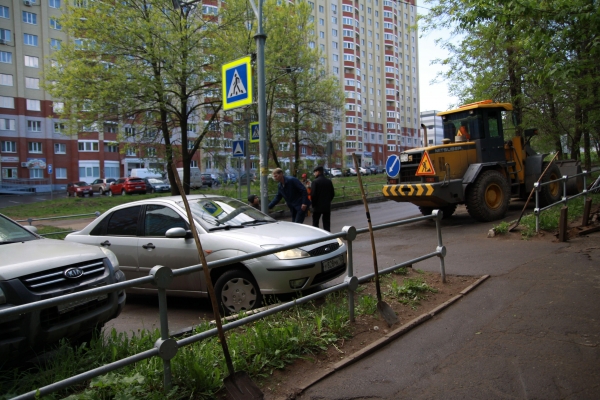 После вмешательства ОНФ власти Ижевска ликвидировали опасную парковку 