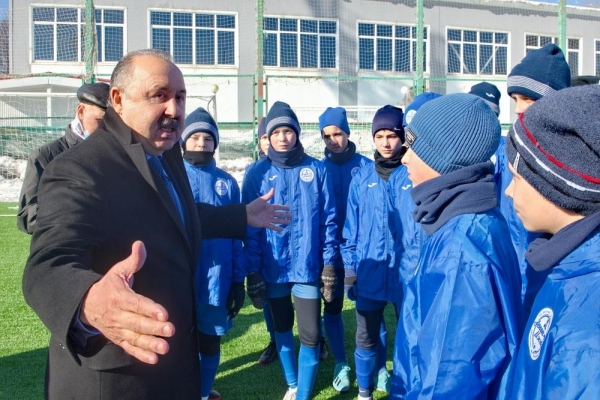 Валерий Газзаев посетил футбольную школу «Зенит-Ижевск» в рамках визита в Удмуртию