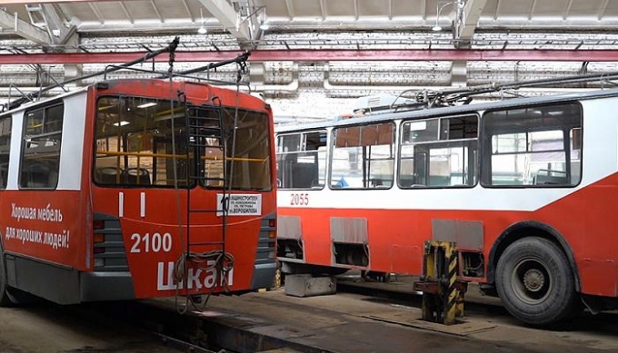 В Ижевск поступили шесть бывших в употреблении троллейбусов из Москвы