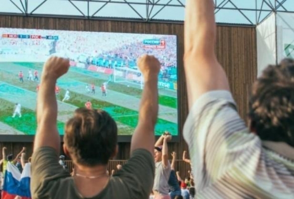 Жители Ижевска 21 июня смогут посмотреть футбольный матч Россия – Дания в парке Кирова