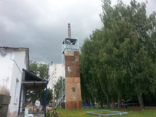 На восстановление парашютной вышки в Ижевске удалось собрать треть необходимой суммы