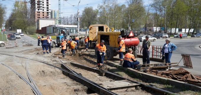 3 километра трамвайных путей планируют отремонтировать в Ижевске в этом году