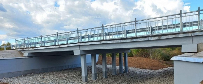 В Каракулинском районе Удмуртии отремонтировали мост через реку Котовка