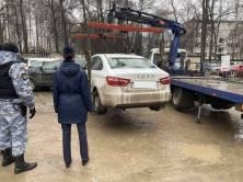 У очередного жителя Ижевска изъяли автомобиль за неуплату алиментов