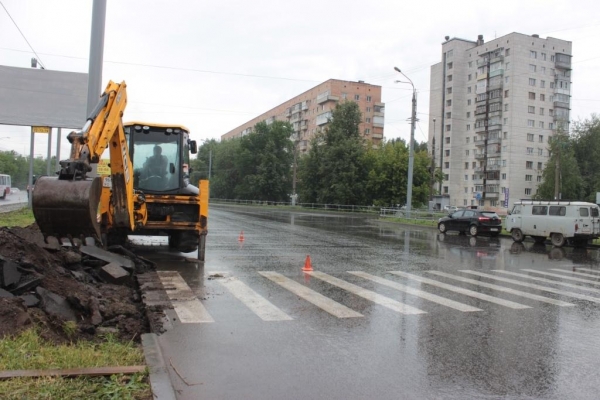 Ремонт дорог в Удмуртии приостановили из-за дождей