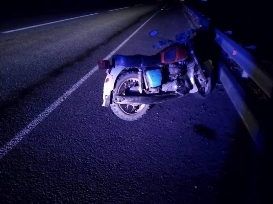 Пьяный водитель без прав на незарегистрированном мотоцикле получил травмы в ДТП в Удмуртии