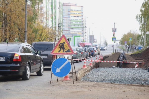 В Ижевске стартовал осенний дорожный ремонт