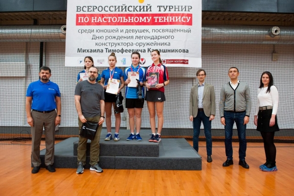 Спортсмены из Ижевска заняли призовые места на XIII Всероссийских соревнованиях по настольному теннису