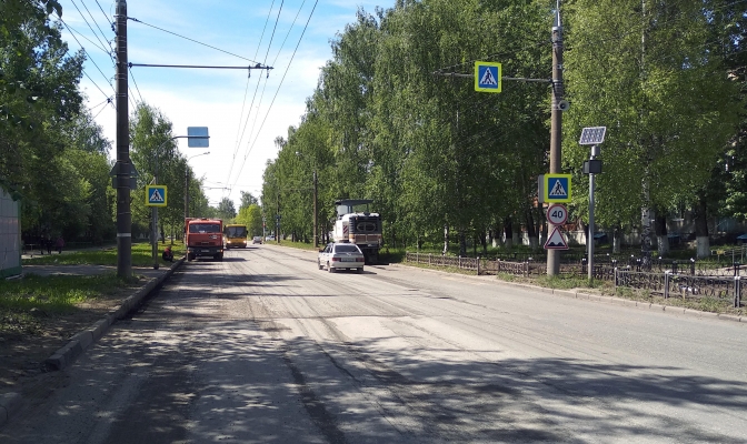 В Ижевске приступили к ремонту улицы Дзержинского