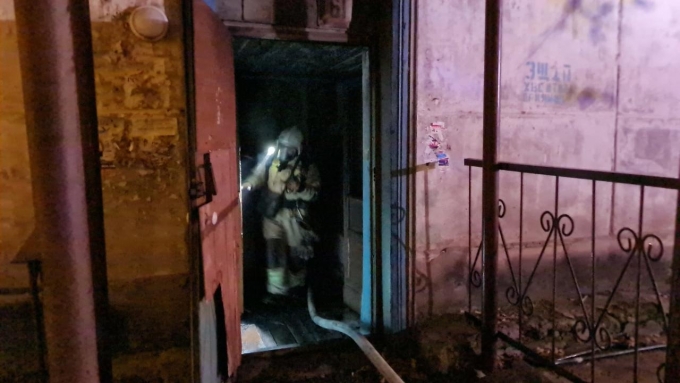 В Ижевске произошел пожар в жилом доме
