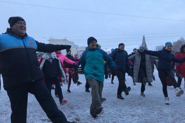 150 человек провели забег на Кубок кристальной трезвости 1 января в Ижевске 