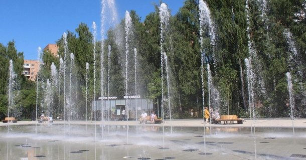 Светомузыкальный фонтан в Ижевске прекратил свою работу