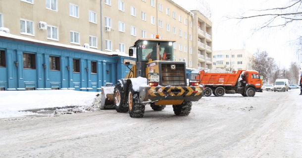 Вывоз снега с улиц Ижевска с 16 по 24 февраля