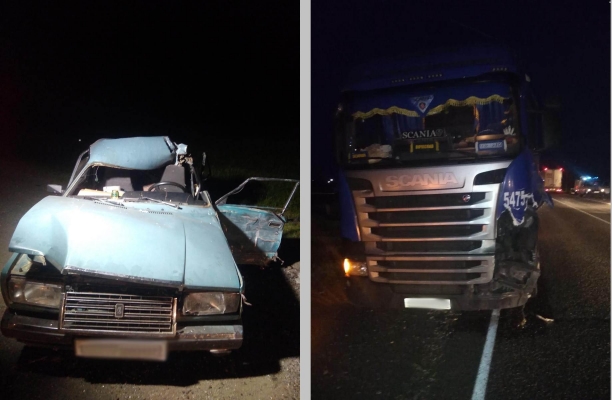 Водитель «семерки» погиб после столкновения с грузовиком на трассе в Удмуртии