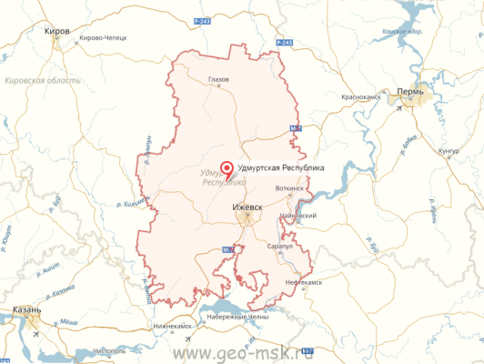 Удмуртия согласовывает границы с Кировской областью