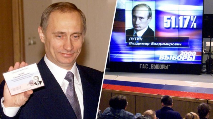 20 лет и 2 года назад россияне впервые избрали Владимира Путина