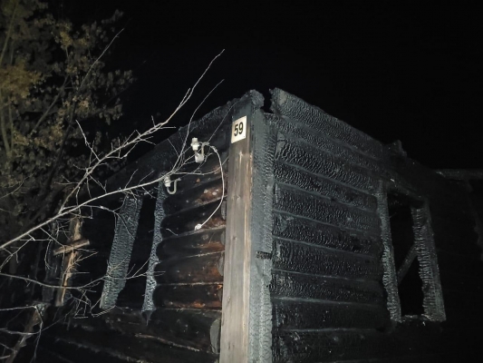В Каракулинском районе произошел пожар, в котором погиб мужчина