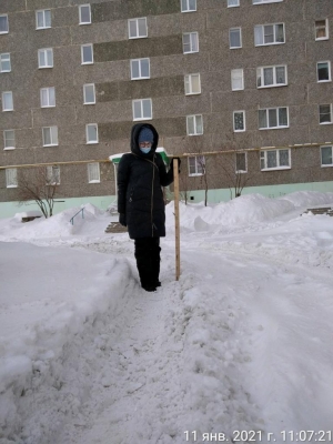 В Удмуртии проводят рейды по контролю за уборкой снега во дворах