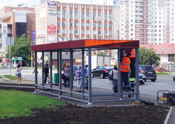 15 остановочных комплексов обновят в Ижевске в 2020 году