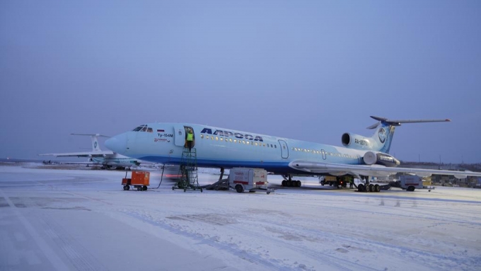 Легендарный самолет Ту-154 совершил последний в России гражданский рейс