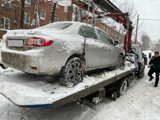 Очередное авто арестовано за долги в Ижевске