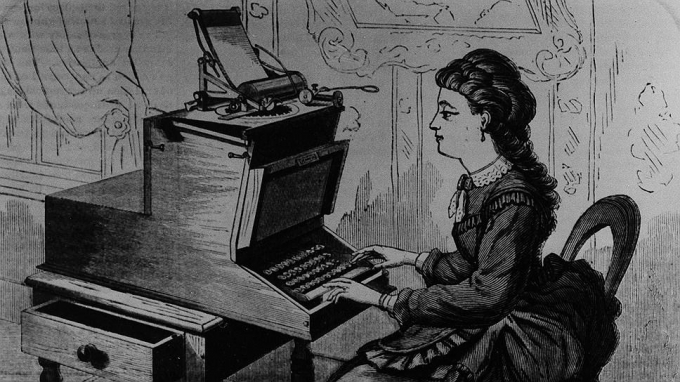 Самые первые пишущие машинки были сделаны на оружейном заводе