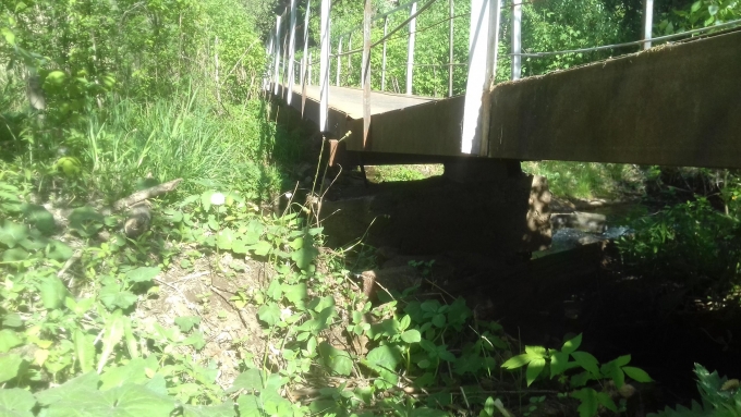 Мост через речку Подборенку в Ижевске отремонтируют до 4 июня