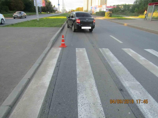 Молодой водитель сбил школьника на пешеходном переходе в Ижевске