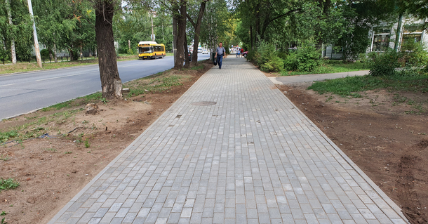 В Индустриальном районе отремонтируют 13 тротуаров по программе «Пешеходный Ижевск»
