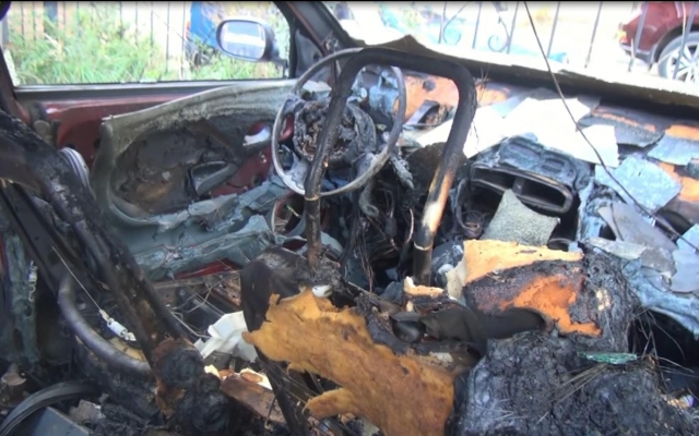 Житель Удмуртии поджог легковой автомобиль своей родственницы