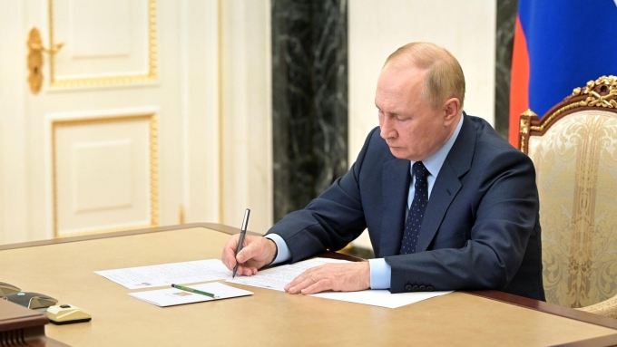 Владимир Путин подписал указ об ответных мерах в случае изъятия российских активов