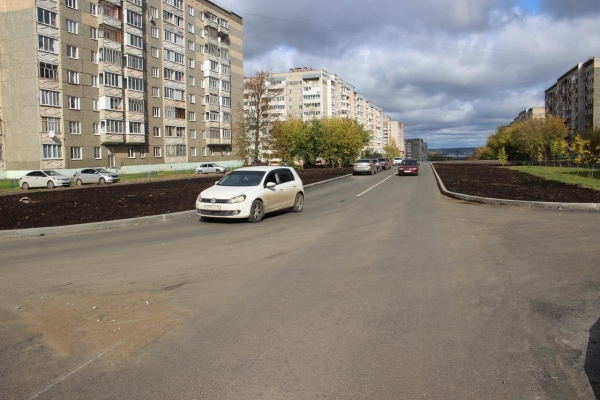 Ремонт дороги по улице Мужвайская завершили в Ижевске