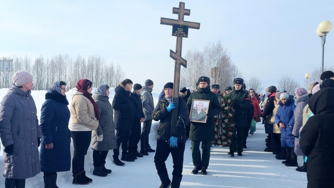 Погибших в ходе спецоперации Андрея Махнева и Равиля Шакирова похоронили в Удмуртии