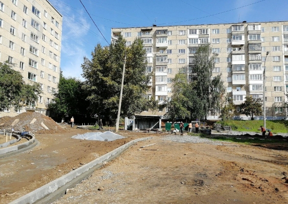18 дворов и 4 общественные территории благоустроят в Ижевске в 2021 году по нацпроекту