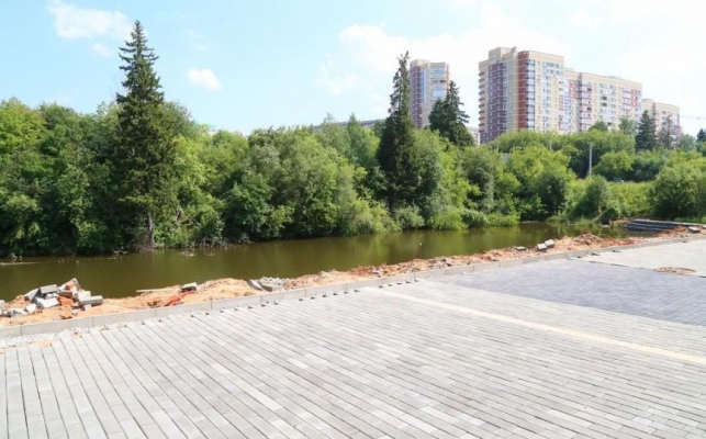 Благоустроенную набережную реки Подборенка в Ижевске откроют в сентябре