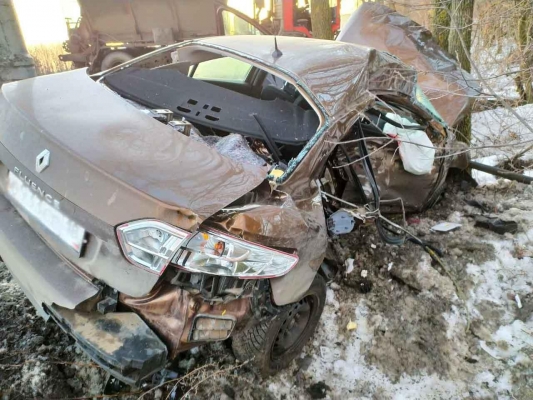 Водитель легкового автомобиля погиб после столкновения с «Камазом» на трассе «Ижевск-Аэропорт»