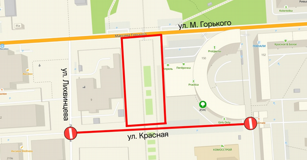 В Ижевске до конца ноября ограничат движение транспорта на улице Красная