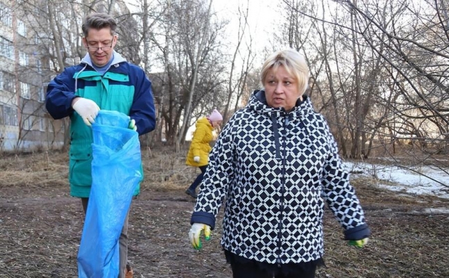 Месячник санитарной очистки территории Ижевска продлится до конца мая