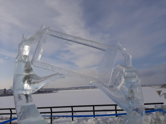 Скульптуры фестиваля «Удмуртский лед» разобрали в Ижевске