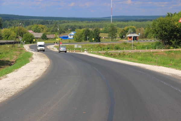 Второй участок дороги «Ува – Вавож» отремонтировали в Удмуртии