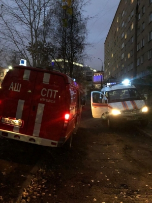 При пожаре в жилом доме на улице Воровского и Ижевске пострадал один человек
