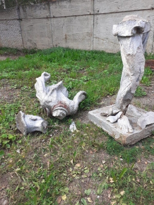 В Глазове вандалы разрушили памятник трагически погибшему Павлу Морозову