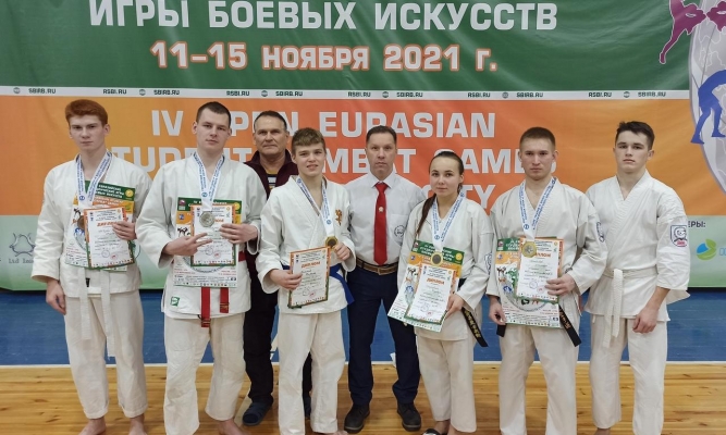 Спортсмены из Удмуртии завоевали 5 медалей на Евразийских студенческих Играх боевых искусств