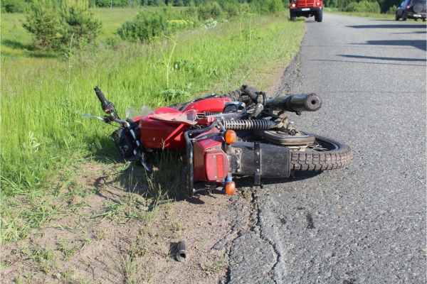 В Удмуртии в ДТП погиб 69-летний мотоциклист 