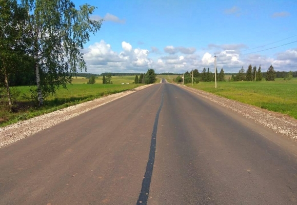 Дорогу Кез-Пужмезь-Чепца отремонтировали в Удмуртии