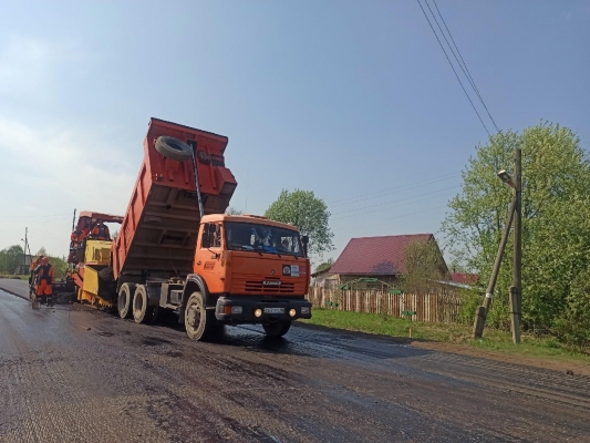 Начался ремонт проблемного участка автодороги в Ярском районе Удмуртии