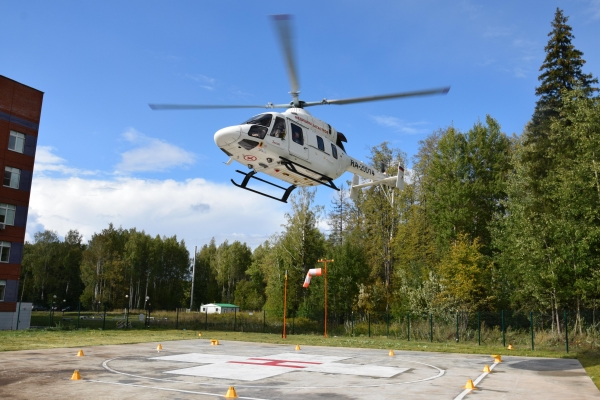 Вертолет санавиации совершил свой 600-й вылет с начала работы в Удмуртии