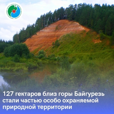 Гора Байгурезь в Удмуртии стала частью особо охраняемой природной территории