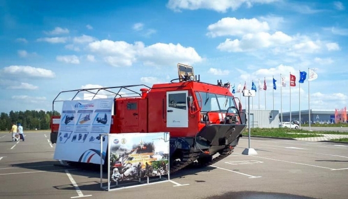 Специалисты МЧС Удмуртии представляют на Международном конгрессе уникальную пожарно-спасательную машину «Гидра»