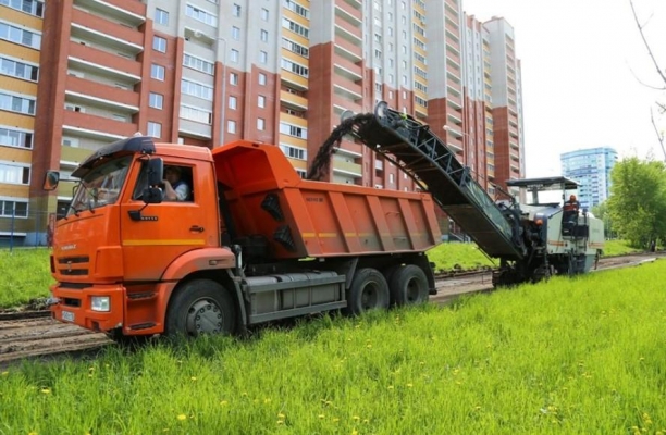 В Ижевске начался ремонт тротуаров по региональной программе